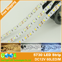 LED Strip 5730 Flexible Light DC12V 60 LEDs m 5M Lot 5730 Strip Brighter Than 5630