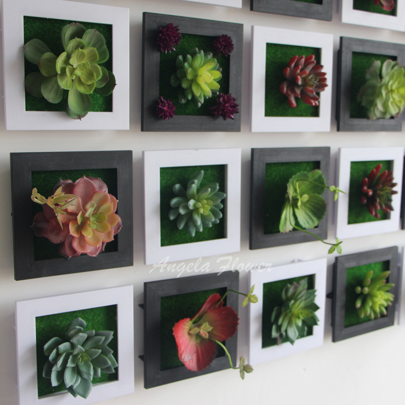 aliexpress com buy black creative 3d metope succulent plants imitation wood photo frame wall aliexpress com buy black creative 3d metope succulent plants imitation wood photo frame wall