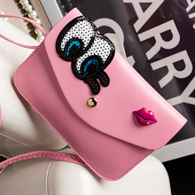 Casual Small Cartoon Eyes Handbags High Quality Ladies Party Purse Fashion Women Clutch Famous Shoulder Messenger Crossbody Bag