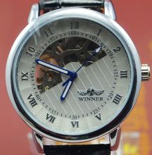 Ganador reloj mecánico tabla para hombre corriente de marea de moda completamente automática j209