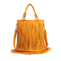 New 2016 Fashion Trend Women PU Leather Tassel Handbags Casual Fringe Shoulder Bag Ladies Crossbody Bags