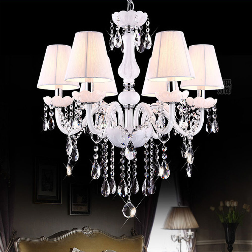 Ottieni online a basso prezzo lampadario di cristallo bianco ...