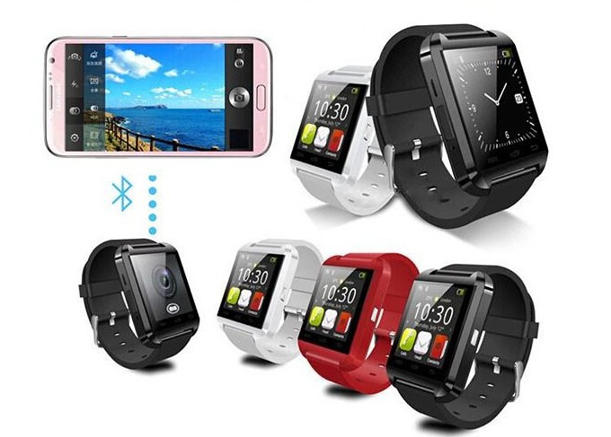Free Shipping Smart Watch Bluetooth Wrist Watch Compatible IOS Android For Iphone 6 Plus For Samsung S5Note 4 Huawei All Smart Phones Cell Phones (1)