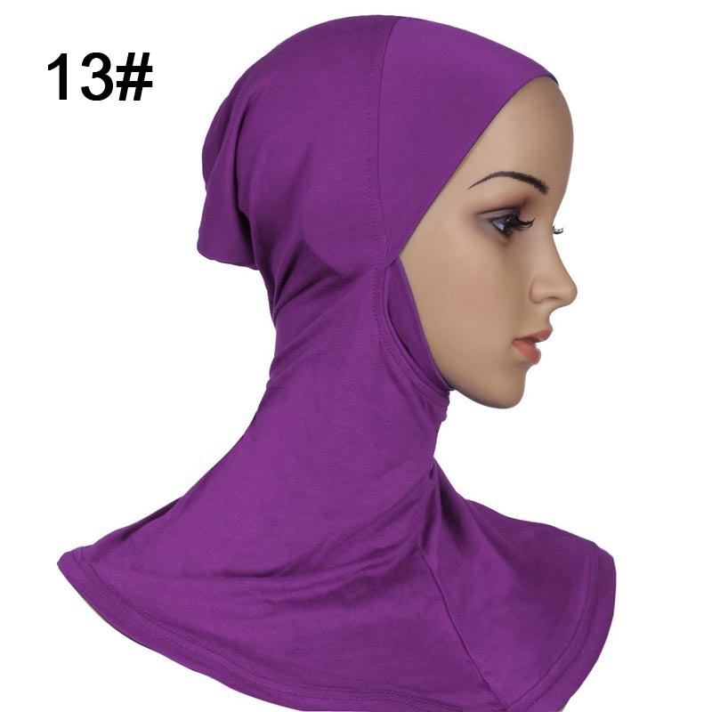 Muslim Islamic long hijab 13 purple