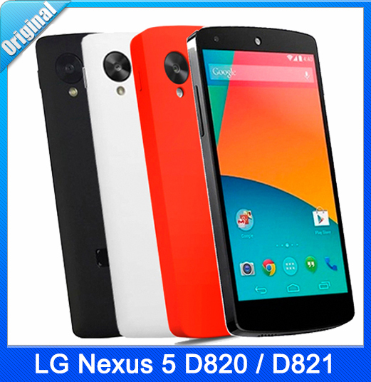 Original LG Nexus 5 D820 D821 Cell Phone Android 4 4 GPS WiFi NFC Quad Core