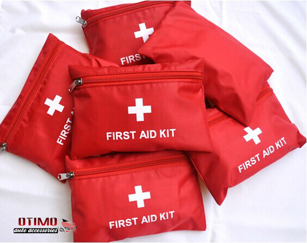 2 Automobile First Aid Kit Mini Car First Aid Kit Bag Small Medical Box Emergency Survival Kit Car Treatment Pack Bag