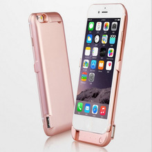 Battery Case Wireless Charging Backup Battery for Apple 6/6S/6 Plus Mobile Phone with Holder-10000 Mah Free Shipping