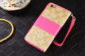 New Fashion Luxury Leather Wallet Case cover for iphone 5 5s SE 6 6s Plus brand