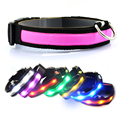 Nylon Glow Pet Supplies Dog Cat Collar for for Dogs Designer Products Collars Free shipping