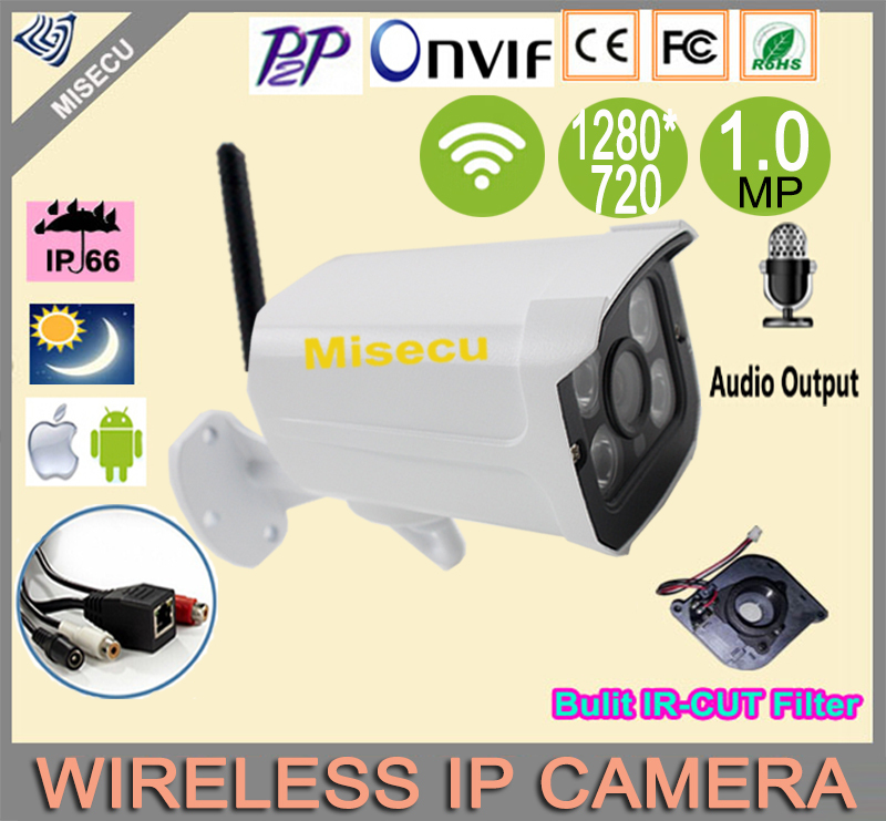 New onvif wifi ip camera 720p 1280 720P 1 0mp audio IP camera onvif P2P wireless