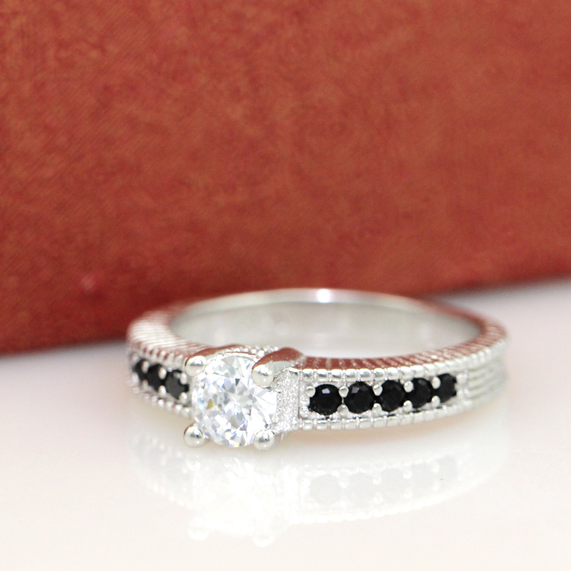 Engagement rings with a stone