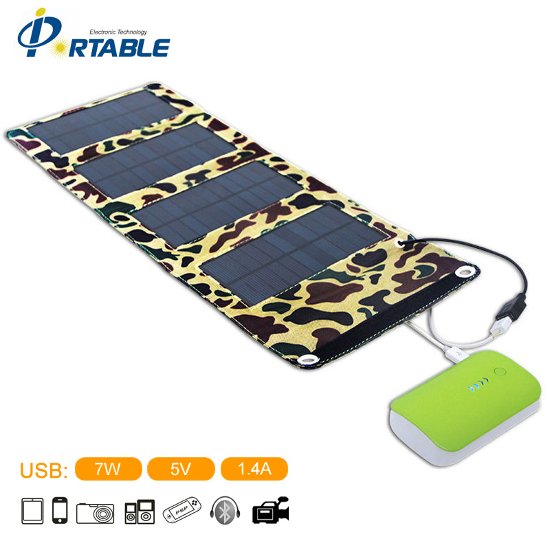 5.5V 7W Portable Folding Solar Panel Charger Battery USB Output Controller Pack for Phones PSP MP4 5.5V 7W Portable Folding Solar Panel Charger Battery USB Output Controller Pack for Phones PSP MP4