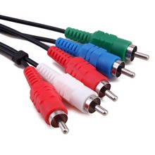 Wholesale Spare Parts for PS3 AV Audio Video HDTV Cable for PS3 Component AV Cable Console Accessory