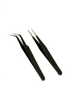 Hot Promotion 2 Black Acrylic Gel Nail Art Rhinestones Paillette Nipper Picking Tool OS