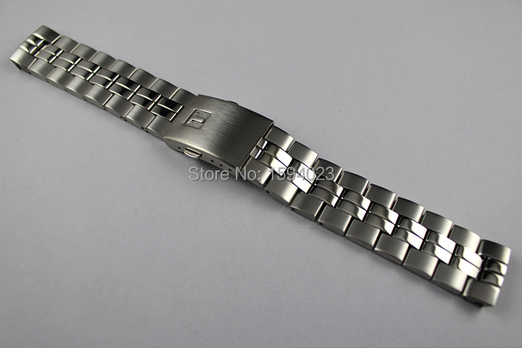 19mm T049417 T049407 T049410 Male models Watch Band T CLASSIC Stainless Steel band For T049