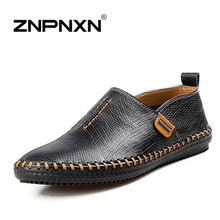 Men’s Shoes New Fashion Men Flat sapatos de couro High Quality Boots Shoes Low Top Men Sneakers Genuine Leather Oxford Shoes