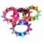 Glow divertido pulsera de destello fluorescente que cambia de Color para el partido LED ocho lámpara K5