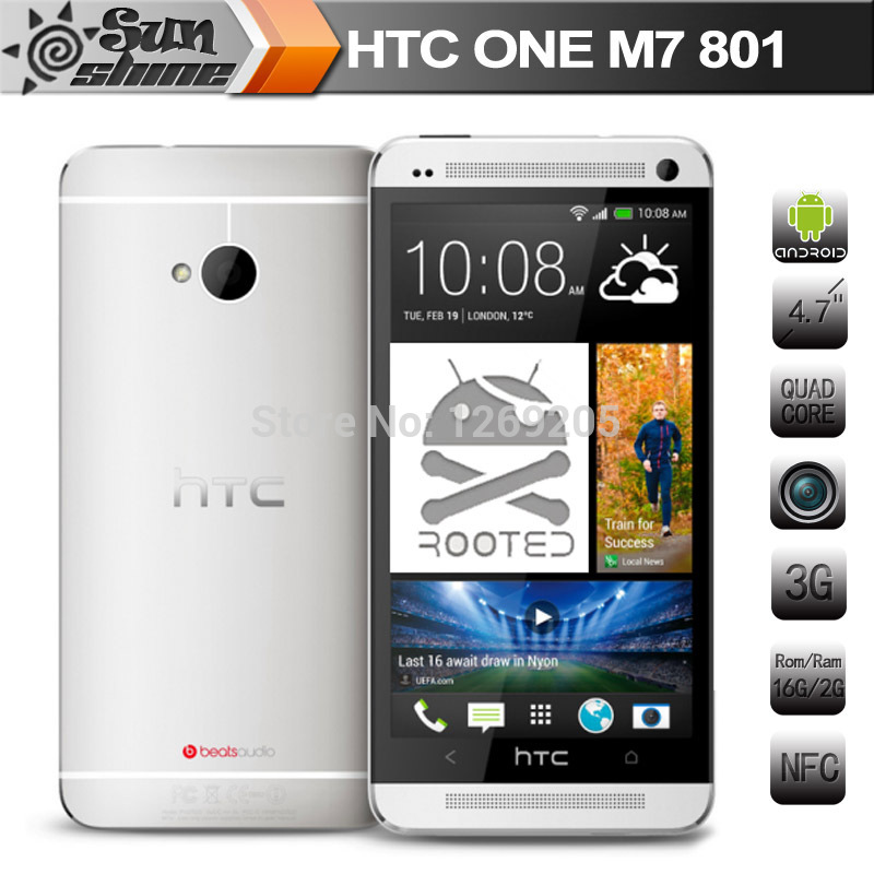 Original HTC One M7 Unlocked Mobile Phone 4 7 QQualcomm Quad Core Smartphones 2G RAM 32GB