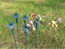 Solares colibríes colibrí juguetes De jardín Solar pájaro emulación pájaro volar juguetes educativos Solar + regalo De la batería 2014 nuevo jardín De