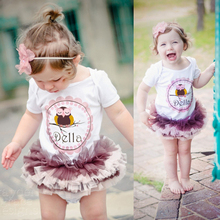 Super Baby One Piece T-shirts Tutu Dress Romper Outfits Cotton Baby Girls Clothes 0-3 Year