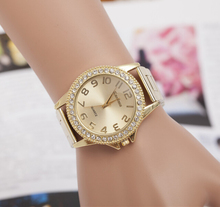 Relogio feminino moda De lujo Top Marca mujeres Relojes Relojes De oro rosa Mujer Reloj De cuarzo Relojes De Marca Reloj Mujer