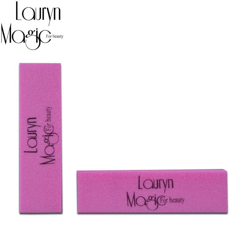 2pcs lot colorful Nail Art sanding Buffing Block Nail File