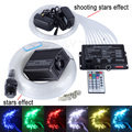 16W RGBW 28key remote LED Fiber Optic Star Ceiling Light Kit mixed 335 strands 4m 0