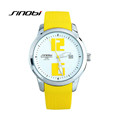 Luxury Brand SINOBI Men Quartz Watch Silicone Waterproof Wrist Watches Men Outdoor Sports Watches Male Clock