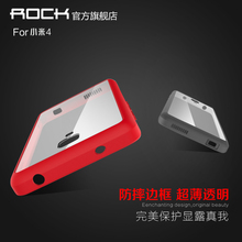 Colors Xiaomi Mi4 MiUi M4 Original Rock Brand best cheap Hard PC Soft TPU Back Cover Phone Pouch Bag Case XIAOMI M4