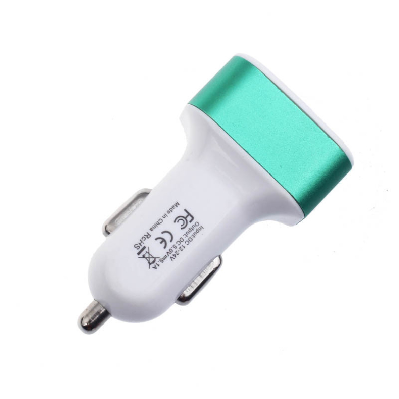 Гаджет  Universal Car 12V 24V To 5V 3 Port USB Charger Adapter For Any USB Powered Devices Vehicle Chargers for Smartphone GPS 3 Colors None Автомобили и Мотоциклы
