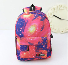 20PCS/lot Stars Universe Printed Backpack