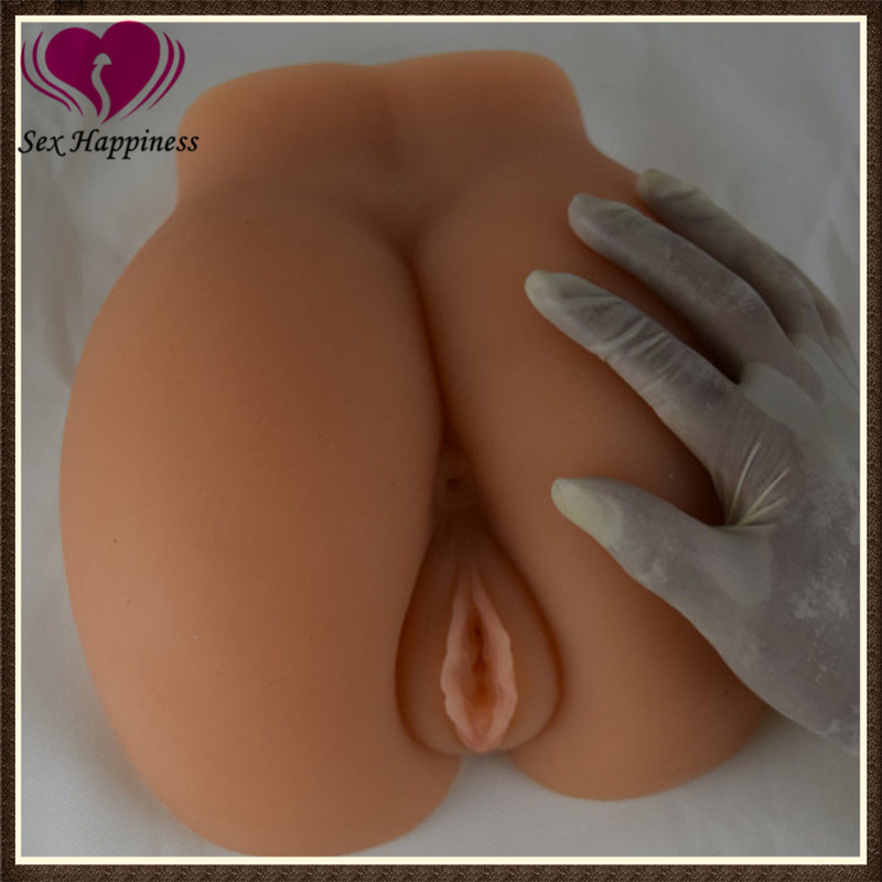 Drop ship 4KG realistic silicone ass male masturbator toy,silicone pussy ass sex toy silicone ass male masturbator drop shipping