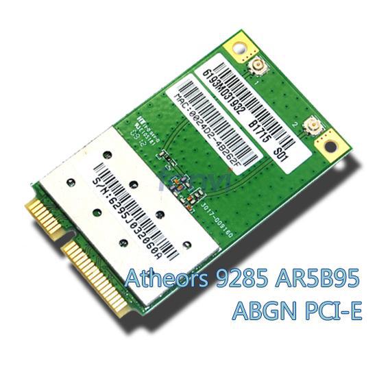  atheros ar9285 ar5b95 mini pci -  bgn   150  2.4  802.11b / g / n wifi   , 