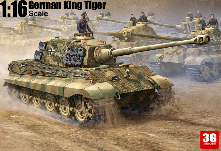 Trumpeter  assembled tank model 00910 World War II German Tiger tanks (2 in 1)