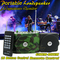 Professional Lumbar Hanging Loudspeaker Camo Protable Amplifier USB SD MP3 Player Wireless FM Radio With External