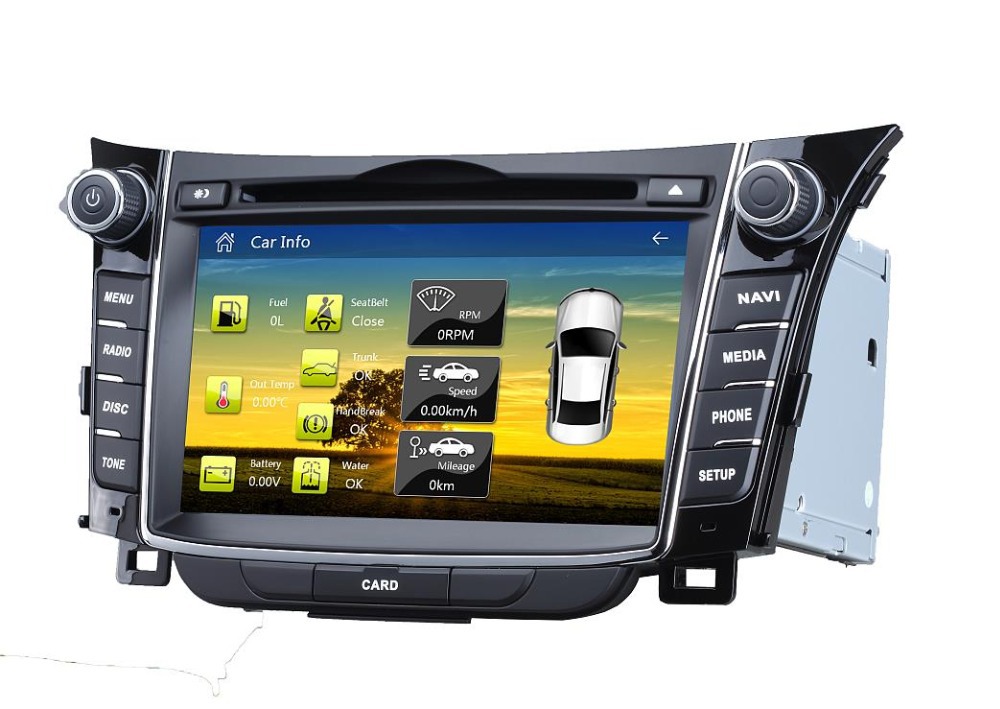 Car DVD GPS Stereo Radio Navigation For Hyundai I30