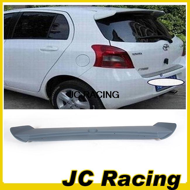 Фотография New design ABS unpainted auto car rear wing spoiler,trunk lip spoiler Big tail for Toyota(Fits for Yaris all year)