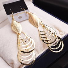 2 color 2016 new fashion lady Drop Earrings India folk style retro long Tassel Earrings and jewelry wholesale manufacturers