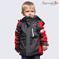 Kids brand cotton padded jackets boys outdoor coats hooded waterproof windproof autumn winter children outerwear