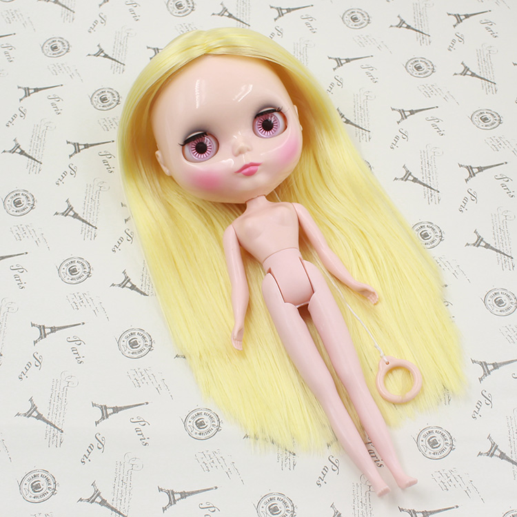 Neo SweetBlyth Nude doll yellow long hair 12 fashion dolls DIY doll toys