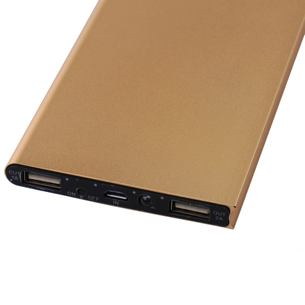 Portable Phone Charger 20000 mAh Ultra Thin Aluminum Alloy Power Bank External Battery Charging Treasure for Smart Phone Portable Phone Charger 20000 mAh Ultra Thin Aluminum Alloy Power Bank External Battery Charging Treasure for Smart Phone
