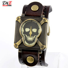 Estilo de moda y alta calidad del reloj del deporte Steampunk cuarzo Watcher para hombre mejor regalo B118