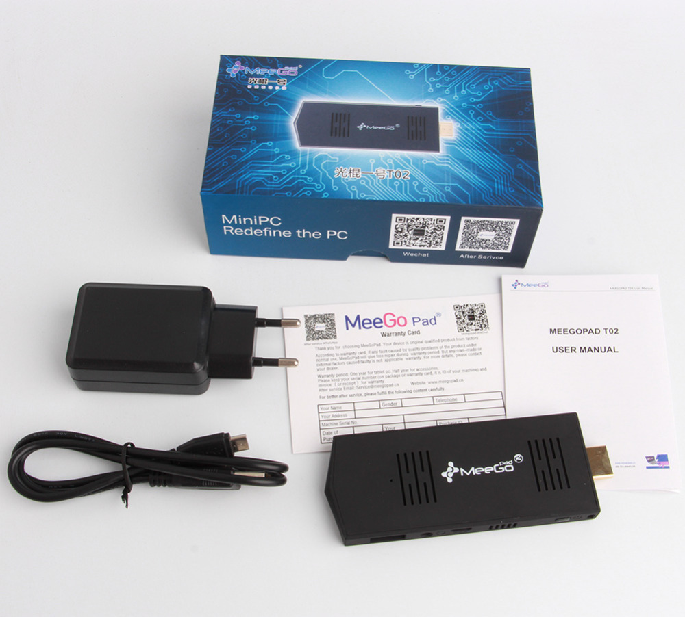 Meegopad - T02 2  32    Quad   Z3735F   8.1    Win10 -