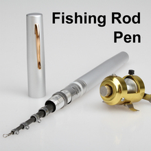 Mini Camping Travel Fish Pen Fishing Rod Pole Reel No Shipping Fee WDWF