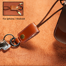 ELIANT Leather Keychain Cables Fast Charger Adapter for iPhone 6 6s Plus 5s iPadmini for Xiaomi Samsung Huawei Mobile Phone
