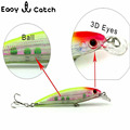 1pcs lot 11cm Hard Fishing Lure Sea Fishing tackle Minnow Hard Bait 3D Fish Eye Shallow