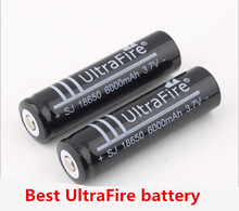 5X  Pcs 3.7V 18650 battery  6000mAh Li-ion Rechargeable Battery for Flashlight Hot New 3.7v