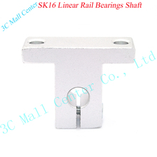 4pcs/lot 3D printer parts SK16 16mm linear rail Bearings Shaft Guide Support XYZ Table CNC linear rod SH16A cnc parts SK Series