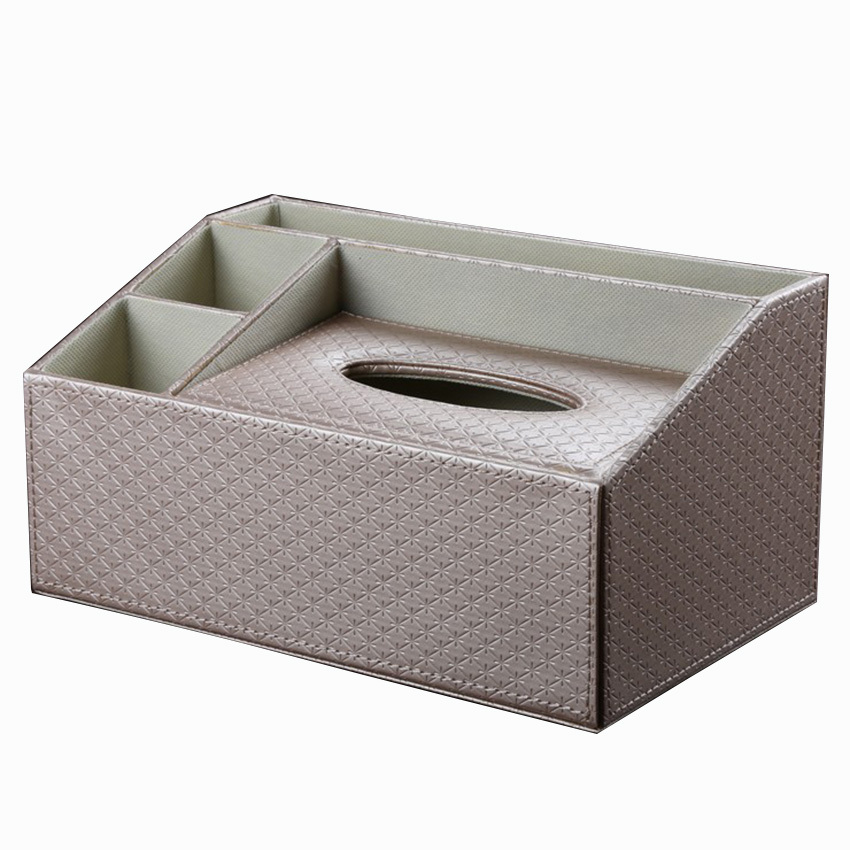 New Multifunction Modern Office Desk Stationery Organizer Tissue Boxes