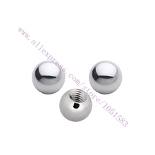 20pcs 9mm Stainless Steel Ball with M4 Threaded hole for kossel800 delta 3d printer Accessories ,customization service